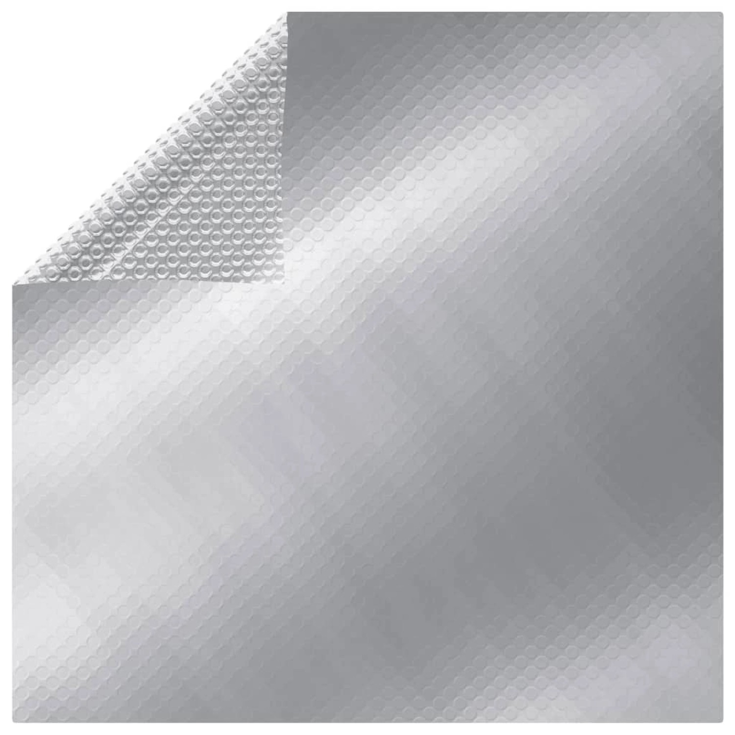 Bild von furnicato Pool-Abdeckplane Rechteckige Poolabdeckung 600x400 cm PE Silbern (1-St)
