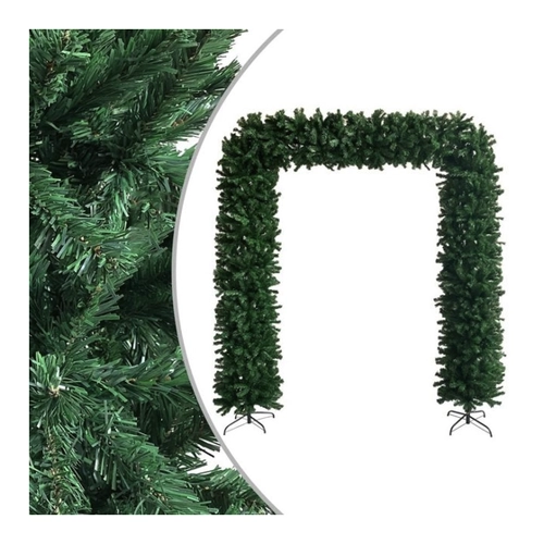 Bild von furnicato Künstlicher Weihnachtsbaum Weihnachtsgirlande Grün 240 cm