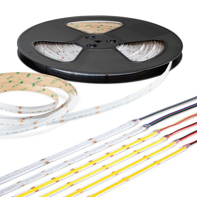 Bild von Hexim LED Stripe COB – RGB/W CCT oder Kalt-, Neutral-, Warmweiß (RGB 3M), COB – RGB/W CCT oder Kalt-, Neutral-, Warmweiß (RGB 3M)