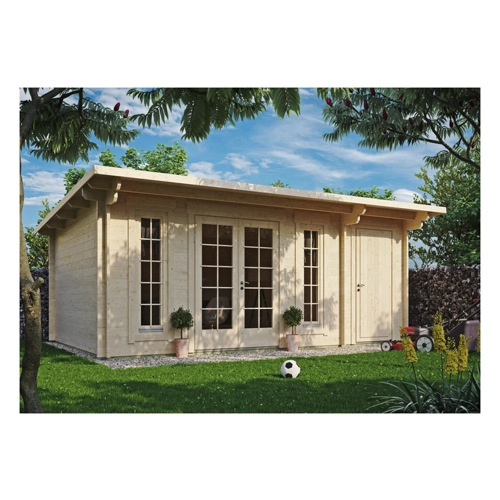 Bild von Fjordholz Gartenhaus Jacob 44 C mit Abstellraum