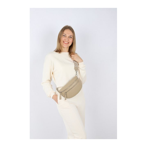 Bild von MIRROSI Bauchtasche aus Echtleder - Eleganz trifft Funktionalität