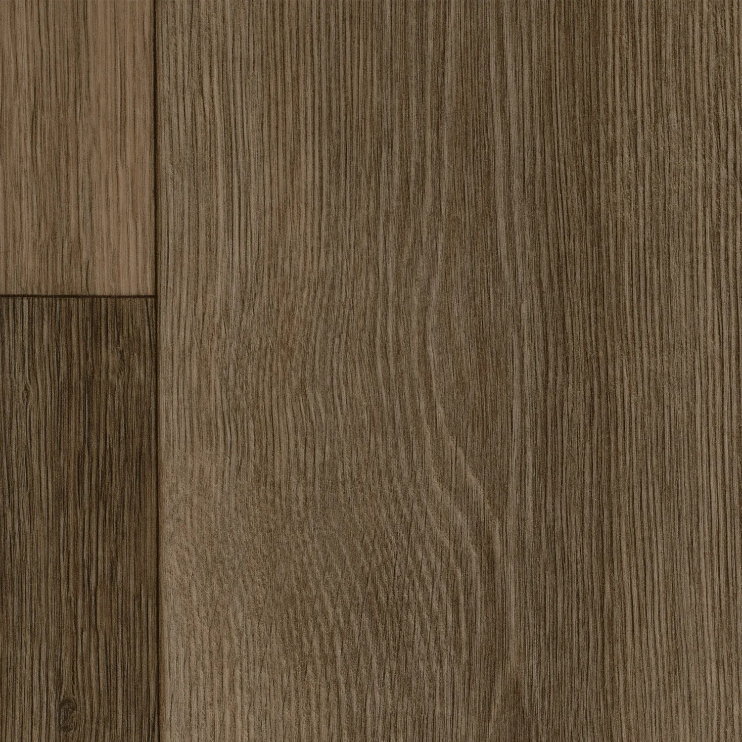 Bild von BRICOFLOR PVC Bodenbelag Meterware Holzoptik Dunkel mit Vliesrücken 400cm x 1000cm