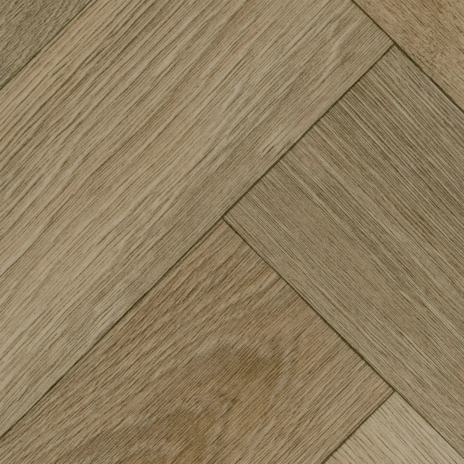 Bild von BRICOFLOR Fischgrät Vinyl Meterware PVC Boden Holzoptik CV Bodenbelag Eiche 200cm x 450cm