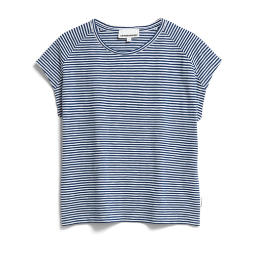 Bild von ARMEDANGELS Women's Ofeliaa Lovely Stripes - T-Shirt Gr XXL grau