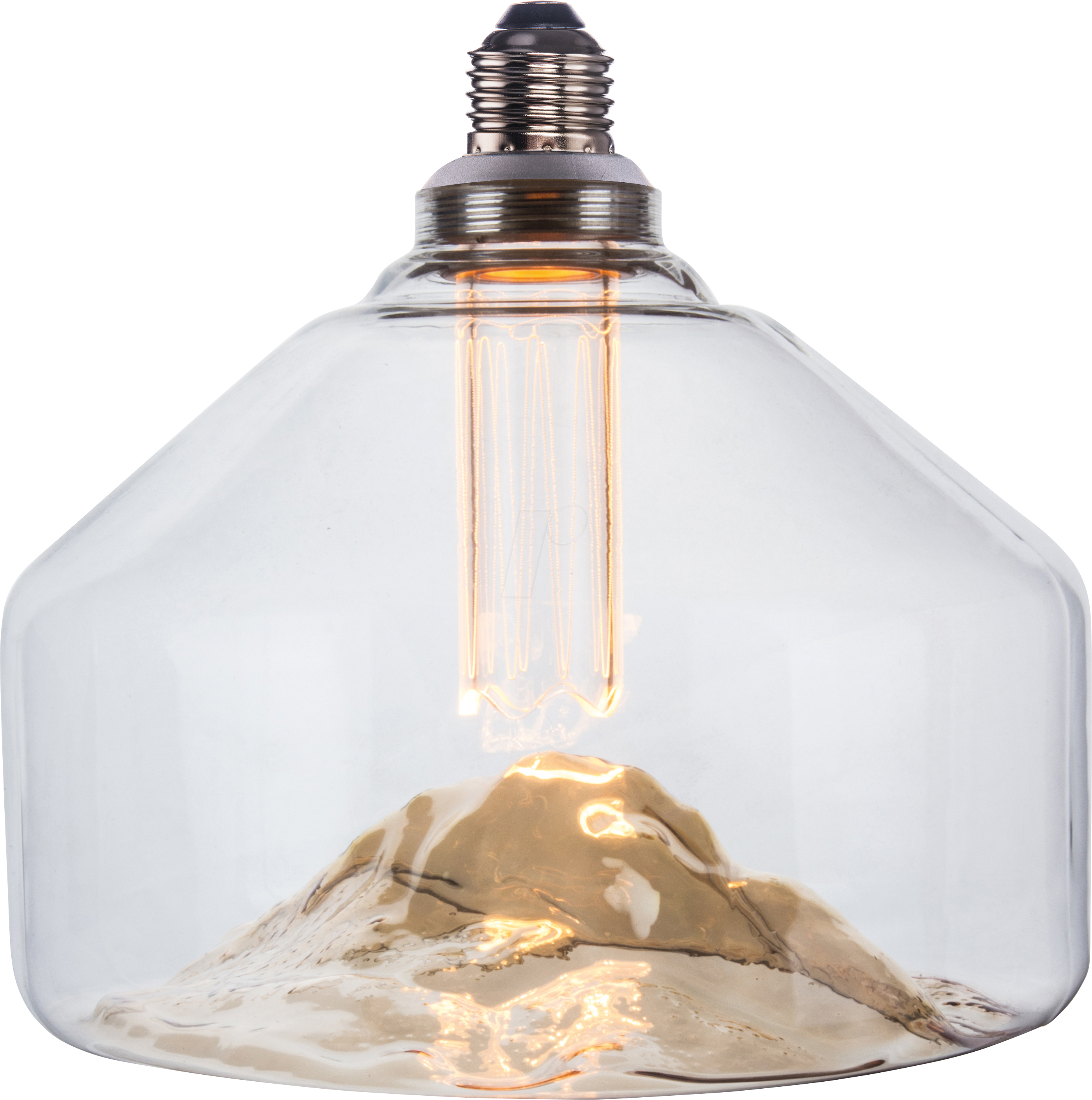 Bild von ENOVALITE LED Filament XXL Leuchtmittel Mountain - E27 3,5W 120lm 1800K Warmweiß dimmar - Ø200x186 mm - Vintage Design Ambiente Deko Glühbirne