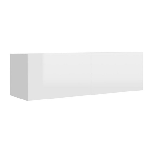 Bild von Furnicato TV-Schrank Hochglanz-Weiß 100x30x30 cm Holzwerkstoff