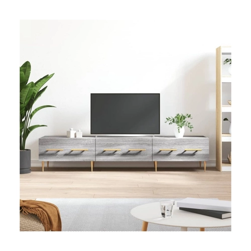 Bild von Furnicato TV-Schrank Grau Sonoma 150x36x30 cm Holzwerkstoff