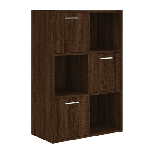 Bild von Furnicato Stauraumschrank Lagerschrank in Braun Eichen-Optik