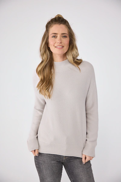 Bild von Lieblingsstück Stehkragenpullover »NeeleEP«, mit Perlmuster