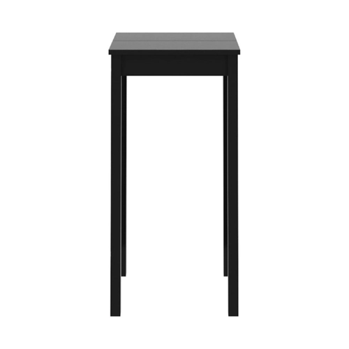 Bild von furnicato Stehtisch Bartisch MDF Schwarz 55x55x107 cm
