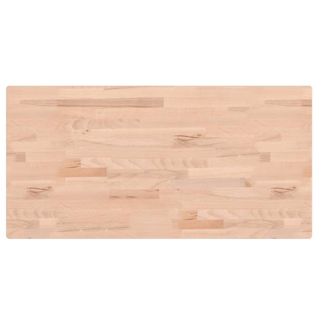 Bild von furnicato Tischplatte 80x40x1,5 cm Rechteckig Massivholz Buche