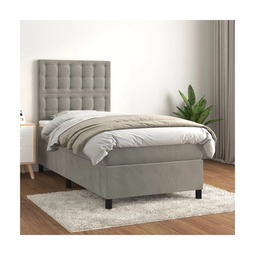 Bild von Furnicato Boxspringbett mit Matratze – Komfort für Deinen Schlaf