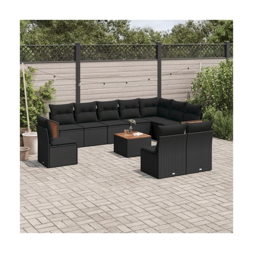 Bild von Furnicato Garten-Essgruppe 11-tlg. – Garten-Sofagarnitur mit Kissen