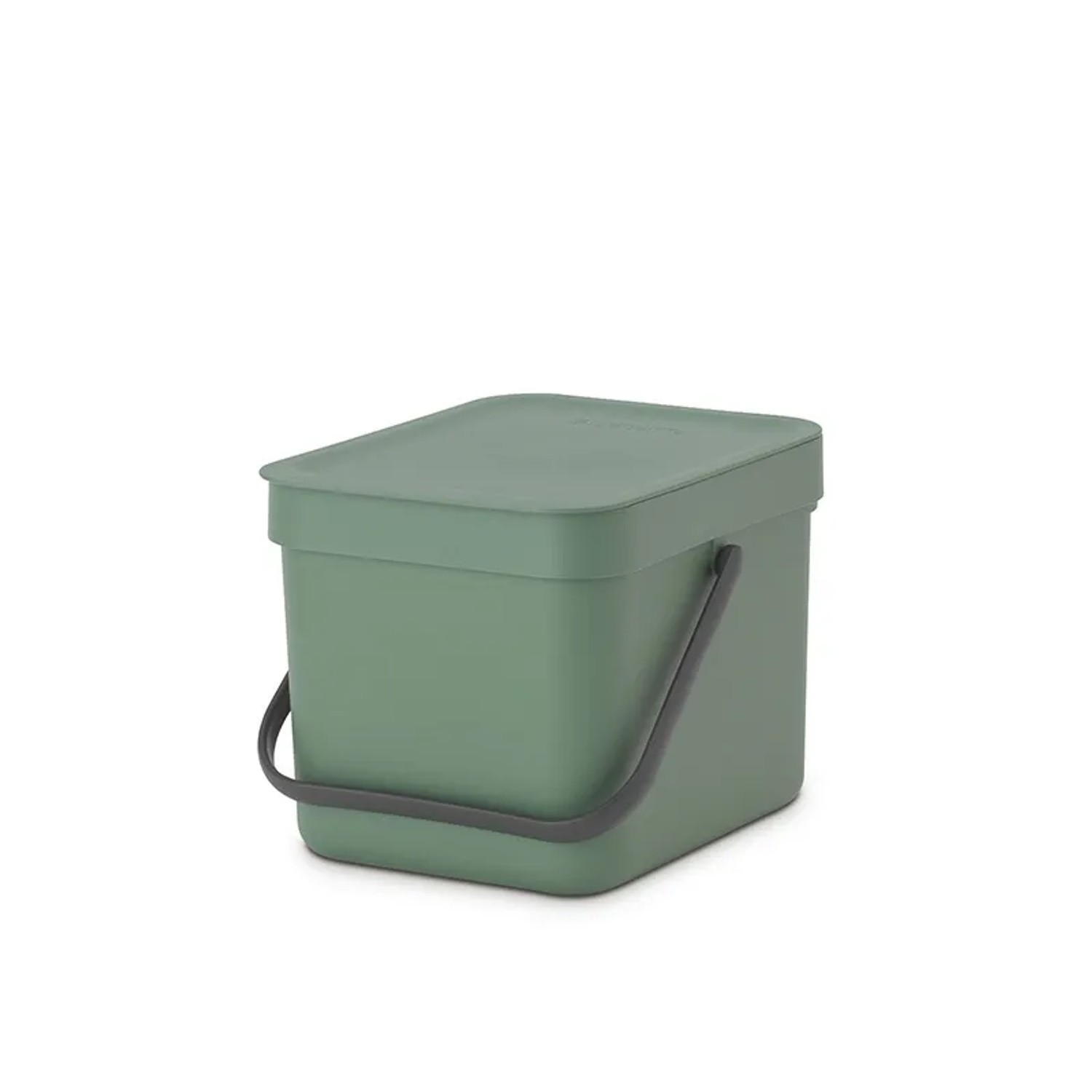 Bild von PROREGAL Brabantia Abfallsammler Mit Stay Open Deckel 6 Liter HxBxT 18 x 20 x 24,5 cm Kunststoff Dunkelgrün