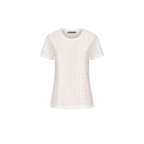 Bild von Stylisches Cloud5ive T-Shirt für Damen in Weiß