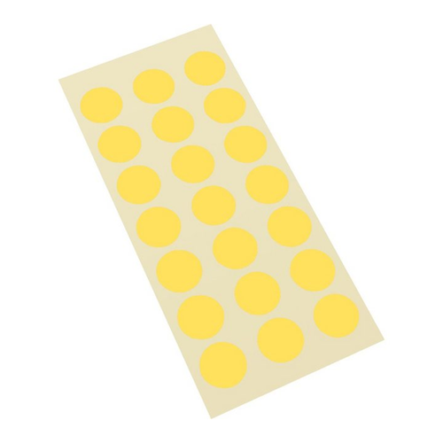 Bild von König Werbeanlagen Hinweisschild Markierungspunkt, blanko, gelb, 75 mm