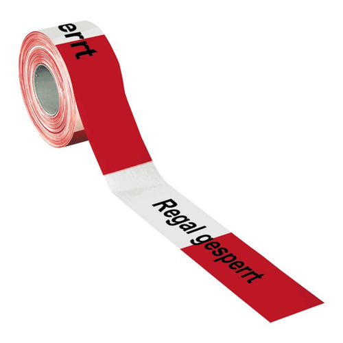 Bild von König Werbeanlagen Hinweisschild Absperrband - 500m in rot/weiß