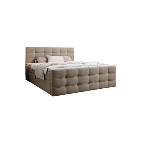 Bild von Elegantes Boxspringbett Luxor Samt mit Stauraum