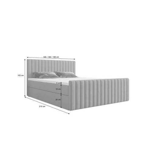 Bild von B&B Home Boxspringbett Fresia IV im Test