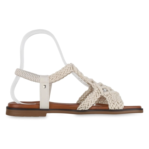 Bild von VAN HILL Damen Riemchensandalen Flach Strick Trendy Schuhe