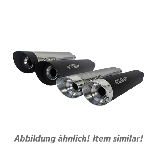 Bild von Miller Exhaust Auspuff Slip-On SlashCut für Yamaha XVS 950
