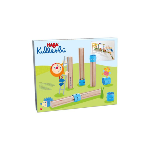 Bild von Haba Kugelbahn Kullerbü und Erweiterungen, Set Holz Murmeln