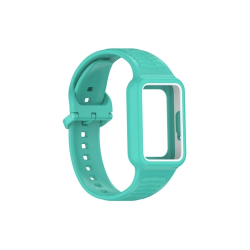 Bild von Wigento Smartwatch-Armband Für Samsung Galaxy Fit 3 - Silikon Band mit integriertem Gehäuse