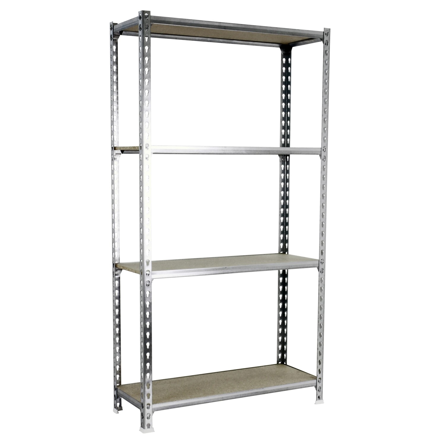 Bild von PROREGAL Schwerlastregal Mid Muli HxBxT 150 x 100 x 30 cm 4 Fachböden Fachlast 150 kg Verzinkt