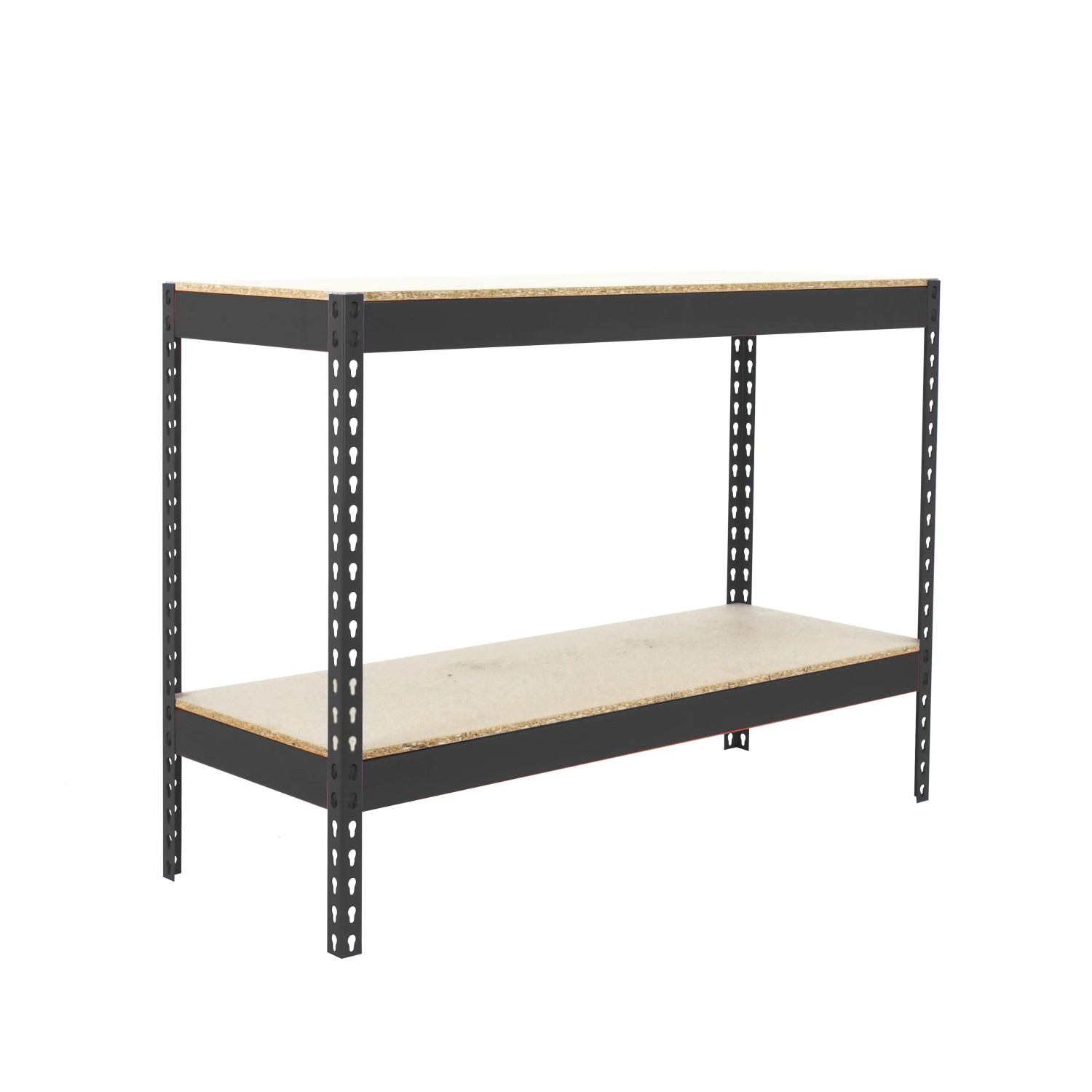 Bild von PROREGAL Schwerlastregal Wood Beast Two HxBxT 90 x 150 x 45 cm 2 Ebenen Fachlast 600 kg Anthrazit