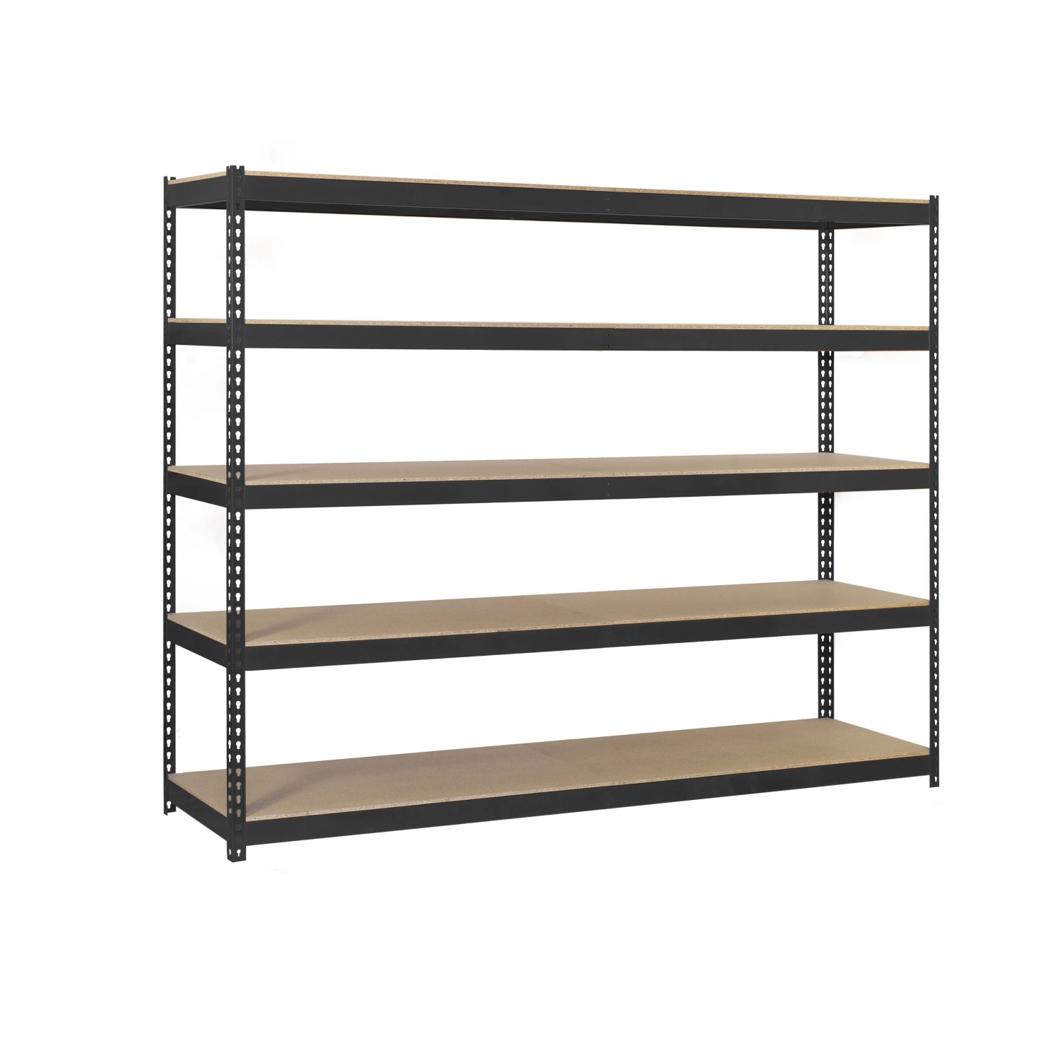Bild von PROREGAL Schwerlastregal Wood Beast Five HxBxT 300 x 120 x 60 cm 5 Ebenen Fachlast 600 kg Anthrazit