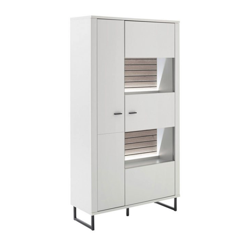 Bild von Expendio Vitrine Laska 5 in Modern White und Viking Oak