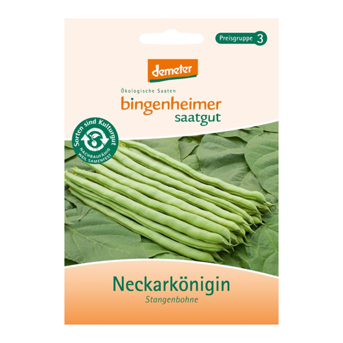 Bild von Bingenheimer Saatgut - Stangenbohne Neckarkönigin - Gemüse Saatgut / Samen