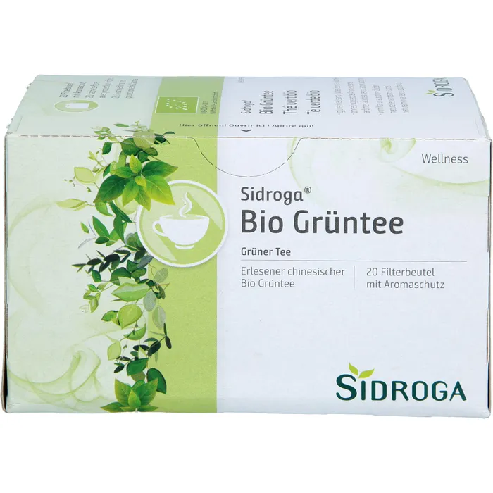 Bild von Sidroga Bio Grüntee: Feinster chinesischer grüner Tee, 20 Filterbeutel mit je 1,5 g