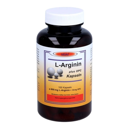 Bild von L-ARGININ+OPC 600 mg Kapseln von natuko Versand