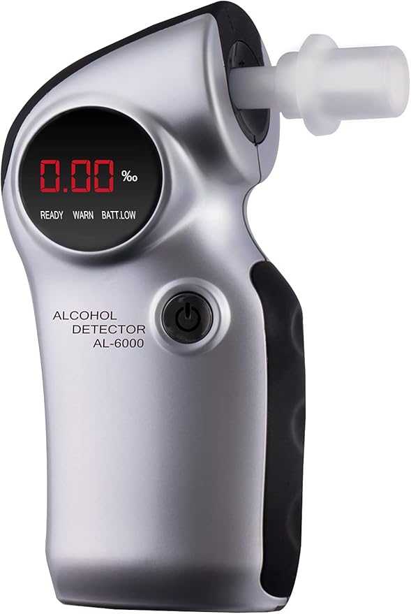 Bild von ACE AL6000 Alkoholtester Silber 0.0 bis 4 ‰ auswechselbarer Sensor, inkl. Display