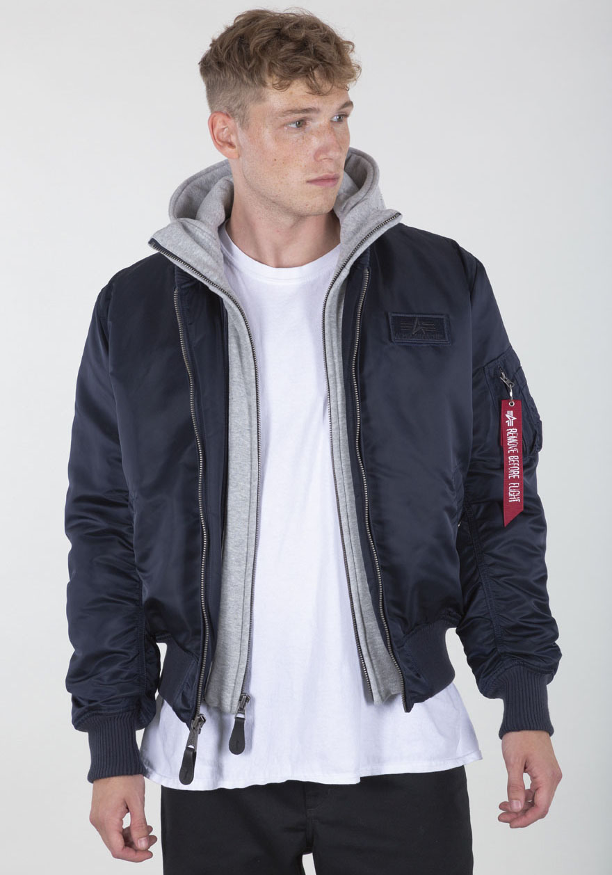 Bild von Alpha Industries Bomberjacke »MA-1 D-TEC«, mit Kapuze
