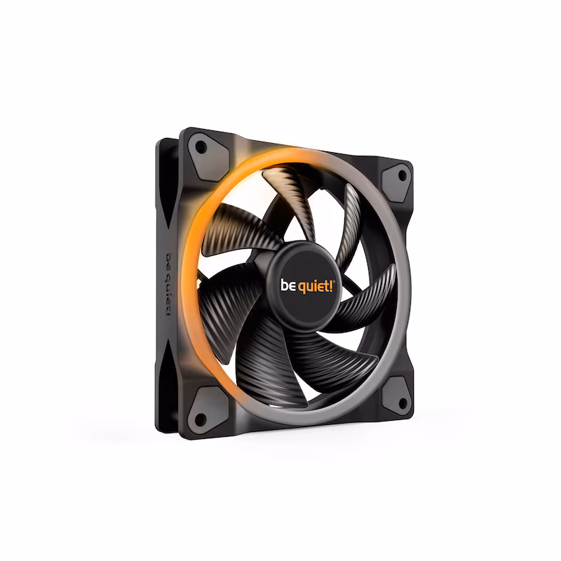 Bild von be quiet! Light Wings 120mm PWM high-speed Lüfter, ARGB-Beleuchtung, vielzählige Farben und Effekte, 18 ARGB LEDs, 9 geräuschoptimierte Lüfterblätter, hoher Luftdruck, leiser Betrieb