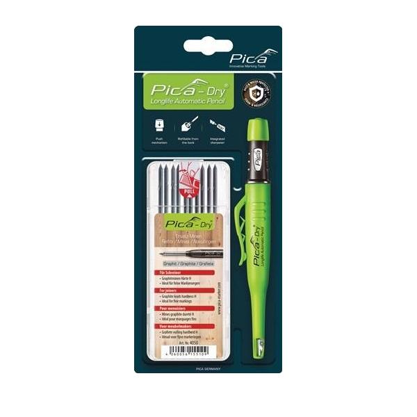 Bild von Pica Bau-/Tieflochmarker -Dry+Minenset Farbe graphit +Minenset 4000 871 360