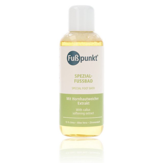 Bild von Fußpunkt Fußbad-Zusatz Fußpunkt Spezial-Fußbad mit Hornhaut-Weicher Extrakt 150ml, 1-tlg., Reinigt & erweicht Schwielen mit Zitronenduft