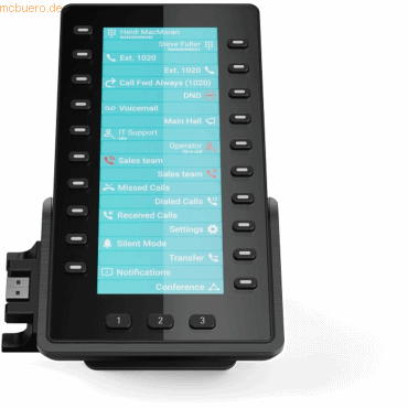 Bild von Snom D8C Tastenerweiterung USB für D865, D862 und D815W, Telefon Zubehör