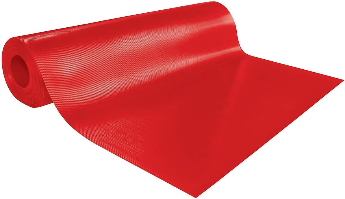 Bild von miltex Arbeitsplatzmatte FlexiLine, (B)1.000 mm, rot