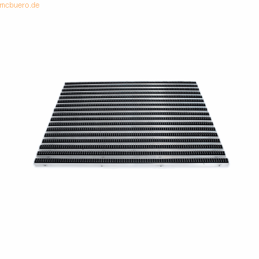 Bild von Miltex, Fussmatte, Abtretermatte Eazycare Brush grau 785x585mm aluminium