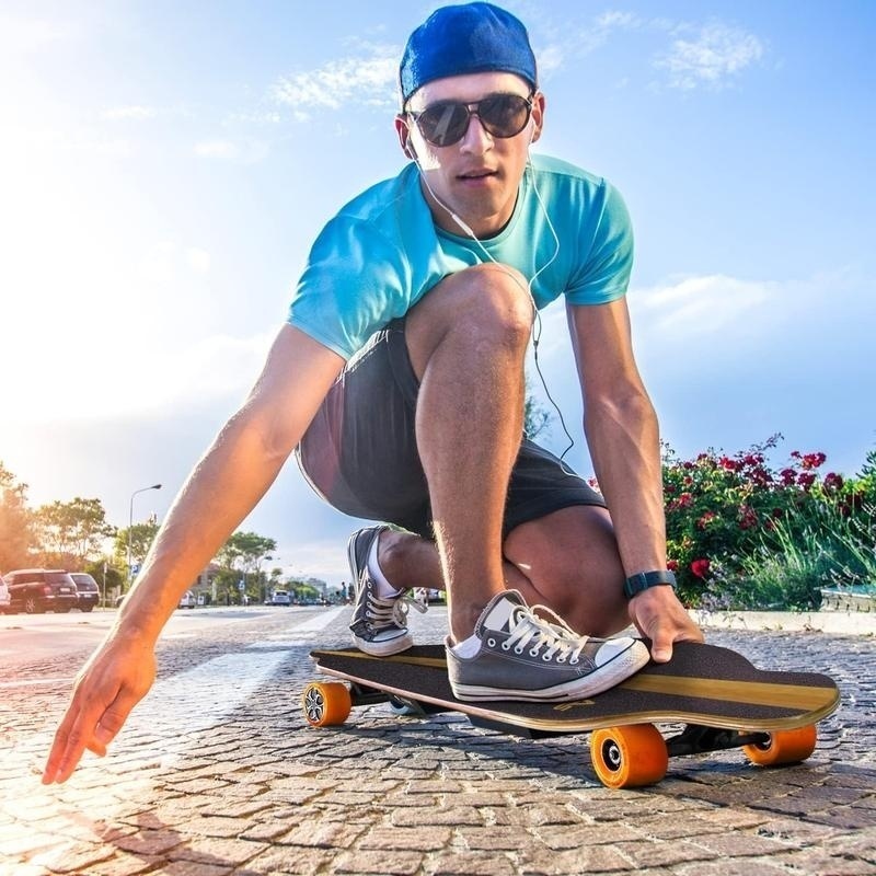 Bild von E-Longboard AsVIVA LB1 Elektro Skateboard