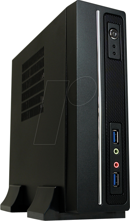 Bild von LC-Power Geh?use MiniITX 1350MI-V2 2xUSB-A/Audio,LC75ITX-V2,black (Mini ITX), PC Gehäuse, Schwarz