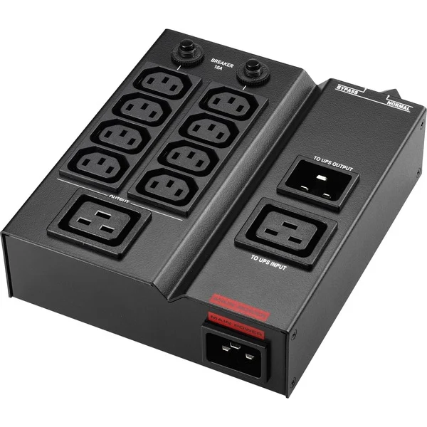 Bild von Bluewalker PowerWalker MBS/PDU IEC 1-3kVA - Stromverteilungseinheit - Wechselstrom 208/220/230/240 V - Ausgangsanschlüsse: 9 - Schwarz (10133000)
