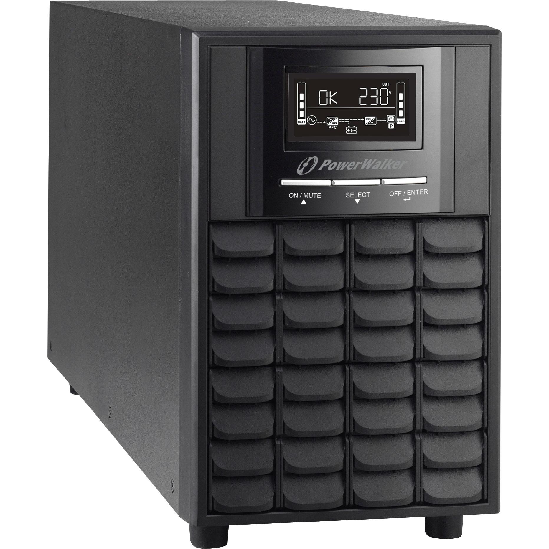 Bild von Powerwalker VI 2000 CW FR - Line-Interaktiv - 2000 VA - 1400 W - 162 V - 290 V - 45 dB (2000 VA, 1400 W, Line-Interaktiv USV), USV
