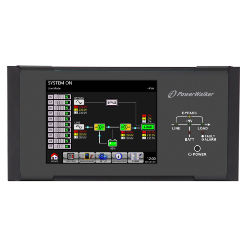 Bild von Powerwalker 10in LCD Display für VFI CPH – Übersicht