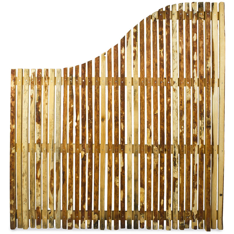 Bild von Sichtschutzzaun WALDEN, Verbindungselement, 150 x 116/165, links steigend
