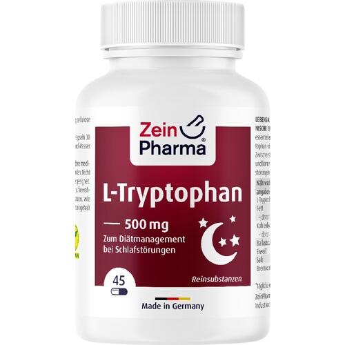 Bild von L Tryptophan 500 mg 45 Kapseln - Nahrungsergänzungsmittel