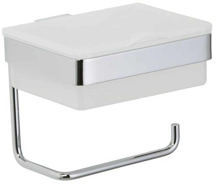 Bild von Avenarius Serie Universal Feuchtpapierbox Feuchttuchbox mit Papierhalter in chrom / weiß
